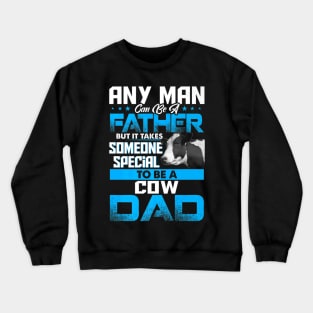 Cow Dad Animal Fathers Day Crewneck Sweatshirt